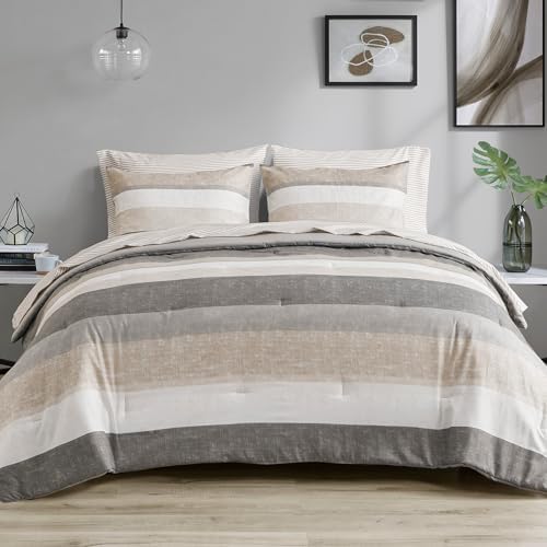 Madison Park Essentials Full Comforter Set, Bed in A Bag Comforter & Sheet Set by MADISONPARK