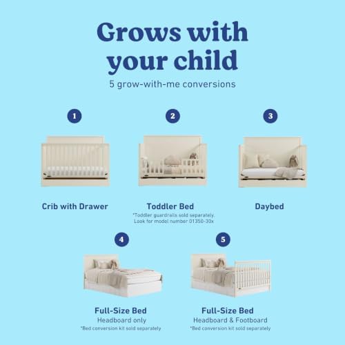 Graco Sasha 5-in-1 Convertible Crib - Image 6
