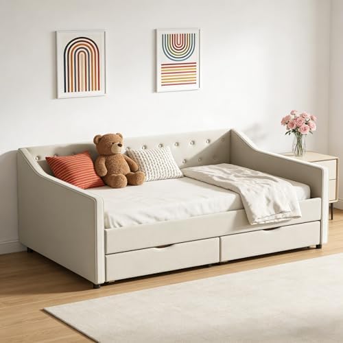 Upholstered Full Size Daybed - Image 4