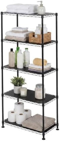 SafeRacks 5-Tier NSF Black Wire Shelving by SafeRacks