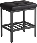 IBUYKE Rectangular Makeup Stool, PU Seat Vanity Chair by IBUYKE