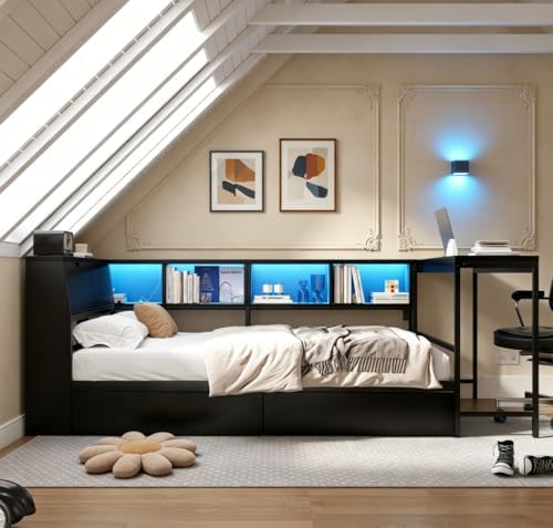 Bellemave Twin Corner Bed Frame - Image 3