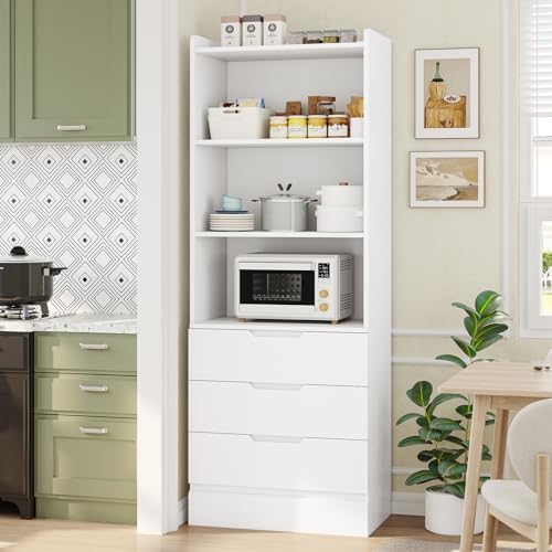 DICTAC 73.23'' Tall Storage Cabinet Bookcase - Image 2