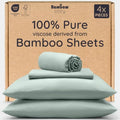 Bambaw 100% Viscose Derived from Bamboo Sheets Queen Size Deep Pocket Set – by Bambaw