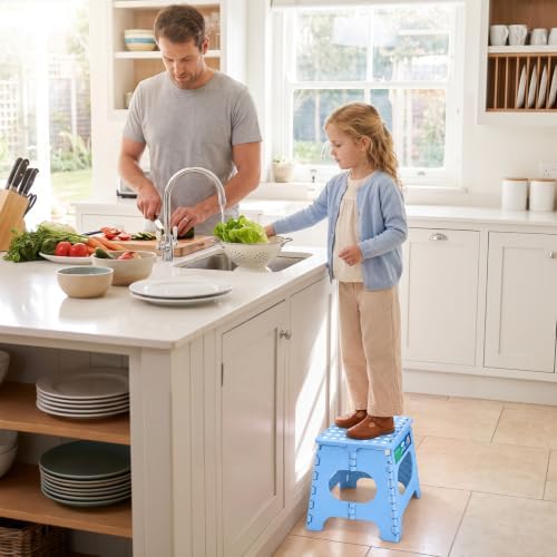 Dyforce Kids Step Stool 11 Inch, 300lbs Folding Step Stool - Image 5