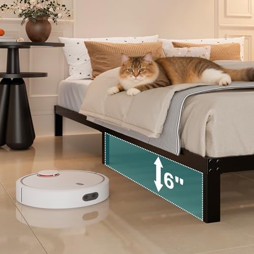 8 Inch Full Size Bed Frame, Metal Platform Bed Frame Full - Image 4