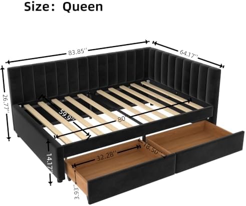 Bellemave Queen Corner bedframe - Image 2