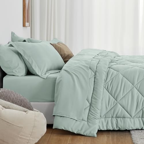 Love's cabin Full Comforter Set, 7 Pieces Bed in a Bag - Image 3