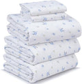 RUVANTI 100% Cotton Split King Sheets, Percale Sheet Set by Ruvanti