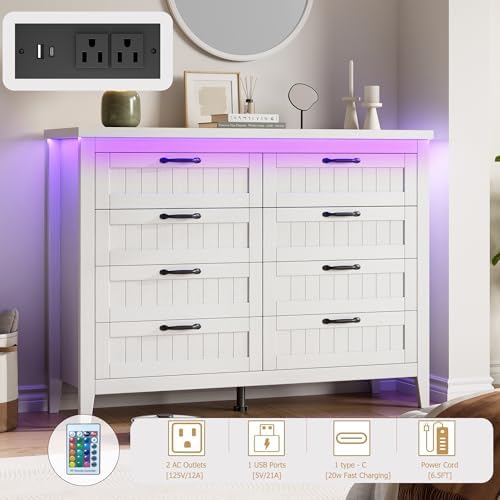 GarveeHome 8 Drawer Dresser - Image 2