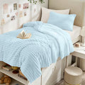 Sasttie Twin/Twin XL Comforter Set, Light Blue by SASTTIE