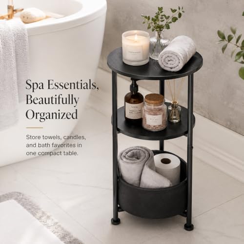 3-Tier Small Round Side Table - Image 5