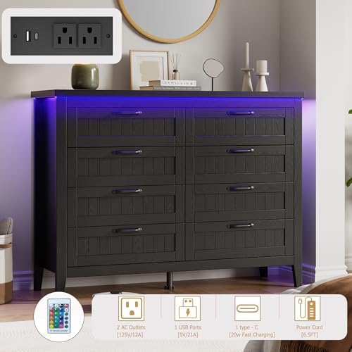GarveeHome 8 Drawer Dresser - Image 3
