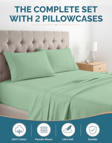 Casa Platino Twin Bed Sheets – 100% Cotton Sheets - Image 2