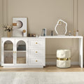 RoyalCraft 83" Makeup Vanity Desk by Bringyoubetterlife