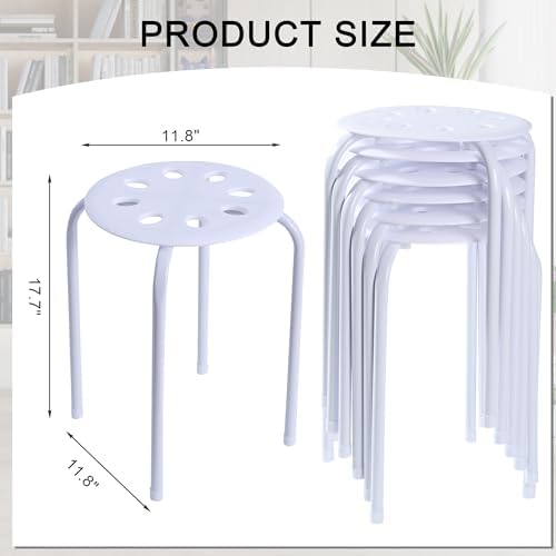 VECELO 6-Piece Stacking Stools for Classroom - Image 3