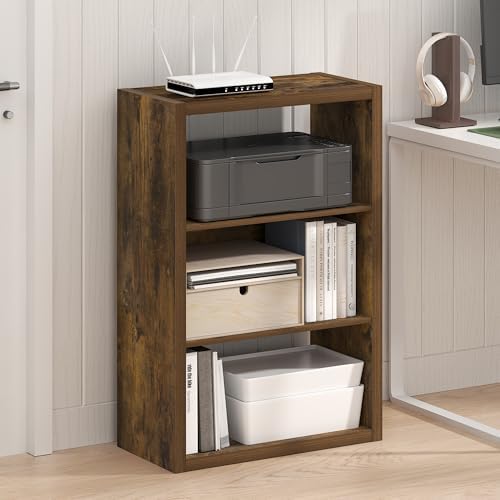 Furinno Viola Book Shelf, 3-Tier Bookshelf, Extra Thick Frame Bookcase - Image 2