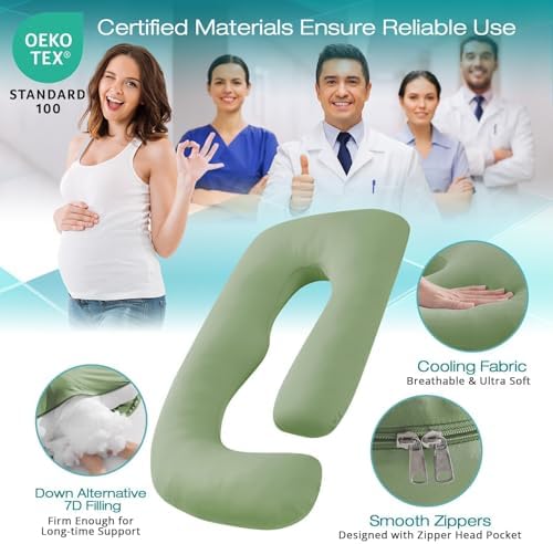 Sasttie Cooling Pregnancy Pillows - Image 3