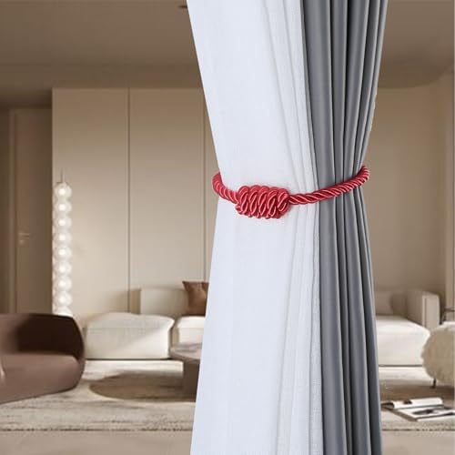 Magnetic Curtain Tiebacks-Handmade Woven Tie-Backs - Image 4