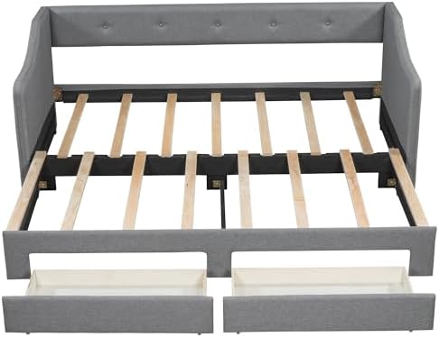 Harper & Bright Designs Twin XL to King Daybed Frame - Image 4