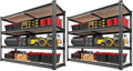 REIBII 2000LBS Storage Shelves, 4-Tier Adjustable Garage Shelving by REIBII