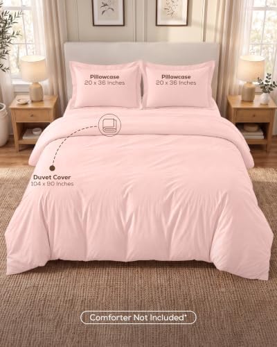 Duvet Cover King, 3 Piece Set, Extra Soft - Image 3