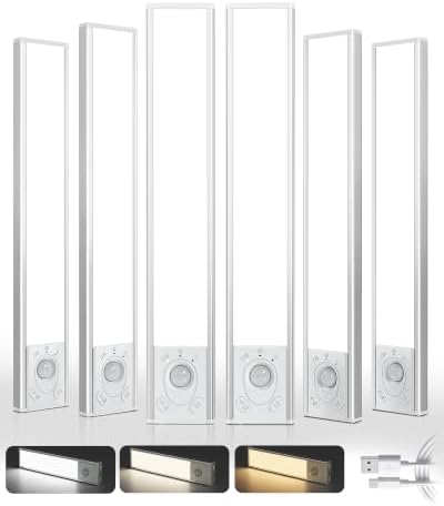 EZVALO Under Cabinet Lighting Wireless, LED Motion Sensor Indoor, Dimmable & 3 by EZVALO