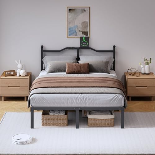 SHOANED 14 Inch Metal Bed Frame - Image 6