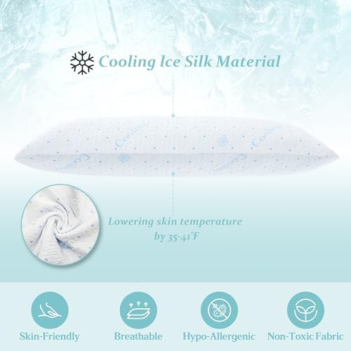 Cooling Body Pillow Shredded Memory Foam - Image 5
