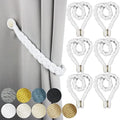 Magnetic Soft Curtain Tiebacks Rope Cotton Window Curtain Holdbacks Porlau by CurtainTiebacks