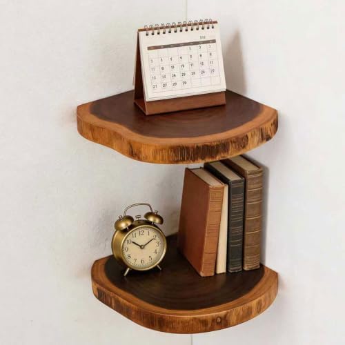 8.5 Inch Corner Floating Shelves by Unknown