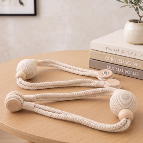 2 Pack Magnetic Curtain Tiebacks, Minimalist Curtain Holdbacks - Image 7