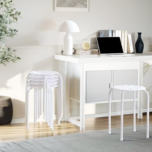 VECELO 6-Piece Stacking Stools for Classroom - Image 4