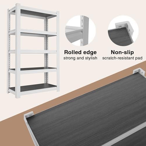 WORKPRO 5-Tier White Shelving - Image 4