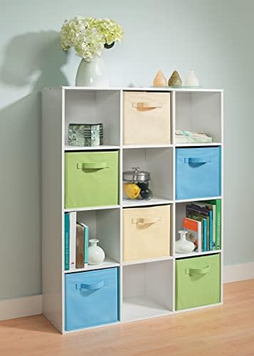 ClosetMaid Cubeicals 12 Cube Storage Shelf Organizer Bookshelf, Vertical Or - Image 2