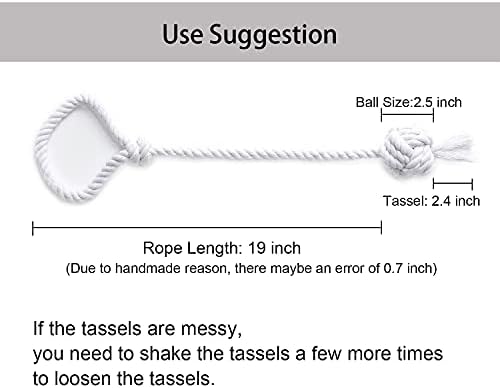 Hand Knitting Curtain Tiebacks Rope - Image 3