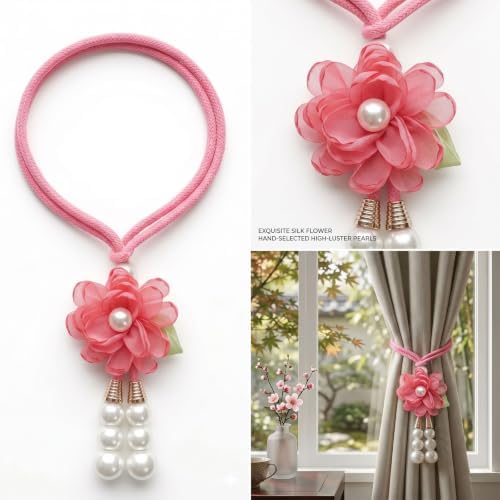 Adjustable Curtain Tiebacks， 4pcs Hand-Woven Rope - Image 5