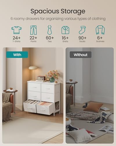 SONGMICS Dresser for Bedroom, Tall Dresser - Image 4