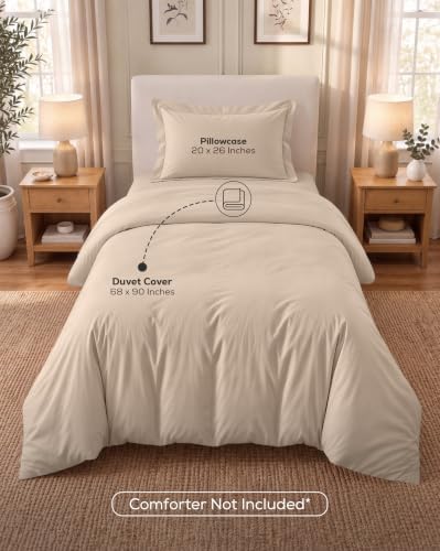 Duvet Cover Twin, 2 Piece Set, Extra Soft - Image 3
