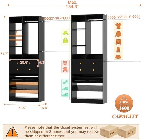 Besiost Closet System, Walk-in Closet System - Image 3