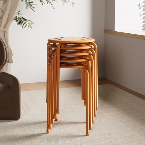 VECELO 6-Piece Stacking Stools for Classroom - Image 7