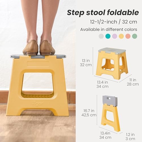 Vigar Compact Folding Step Stool, 12-1/2 in - Image 2