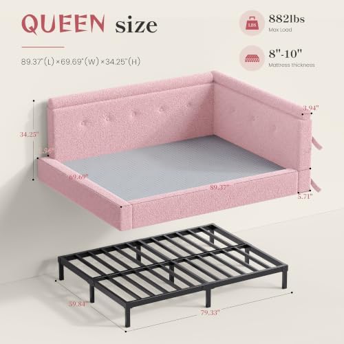 EnHomee Queen Upholstered Daybed - Image 2