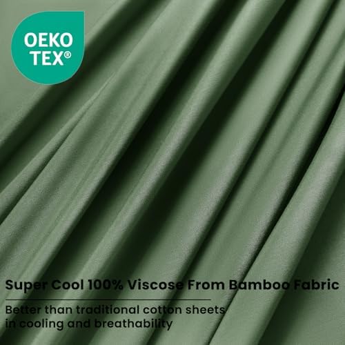 Shilucheng 100% Viscose Derived from Bamboo_Sheets, Extra Deep Pocket - Image 6