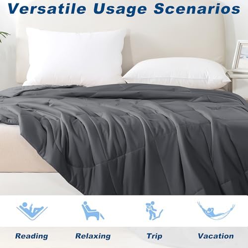 Cooling Comforter King Size, Double-Sided Cold Tech Fabric Quilted Bed - Image 5