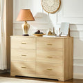 Natural Oak Dresser for Bedroom, 6 Drawer Dressers & Chests of Drawers by LIDYUK
