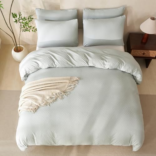 King Size Comforter Set Sage Green Polka Dots 100% Soft Washed Microfiber - Image 3