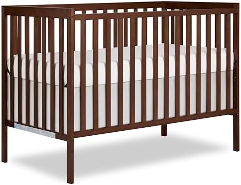 Dream On Me Synergy 5-in-1 Baby Crib, Converts to Toddler Bed, Walnut Brown by Unknown