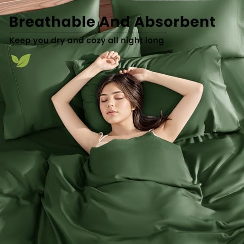Shilucheng 100% Viscose Derived from Bamboo_Sheets, Extra Deep Pocket - Image 3
