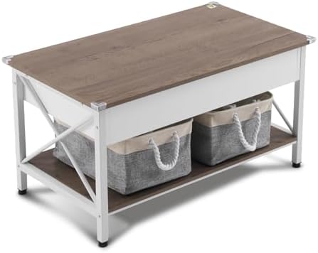 VINGLI 36" Small Lift Top Coffee Table - Image 6
